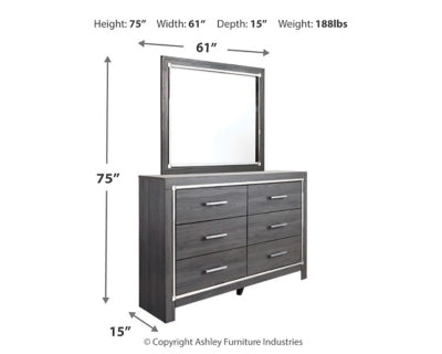 Lodanna King Upholstered Storage Bedroom Set, Gray