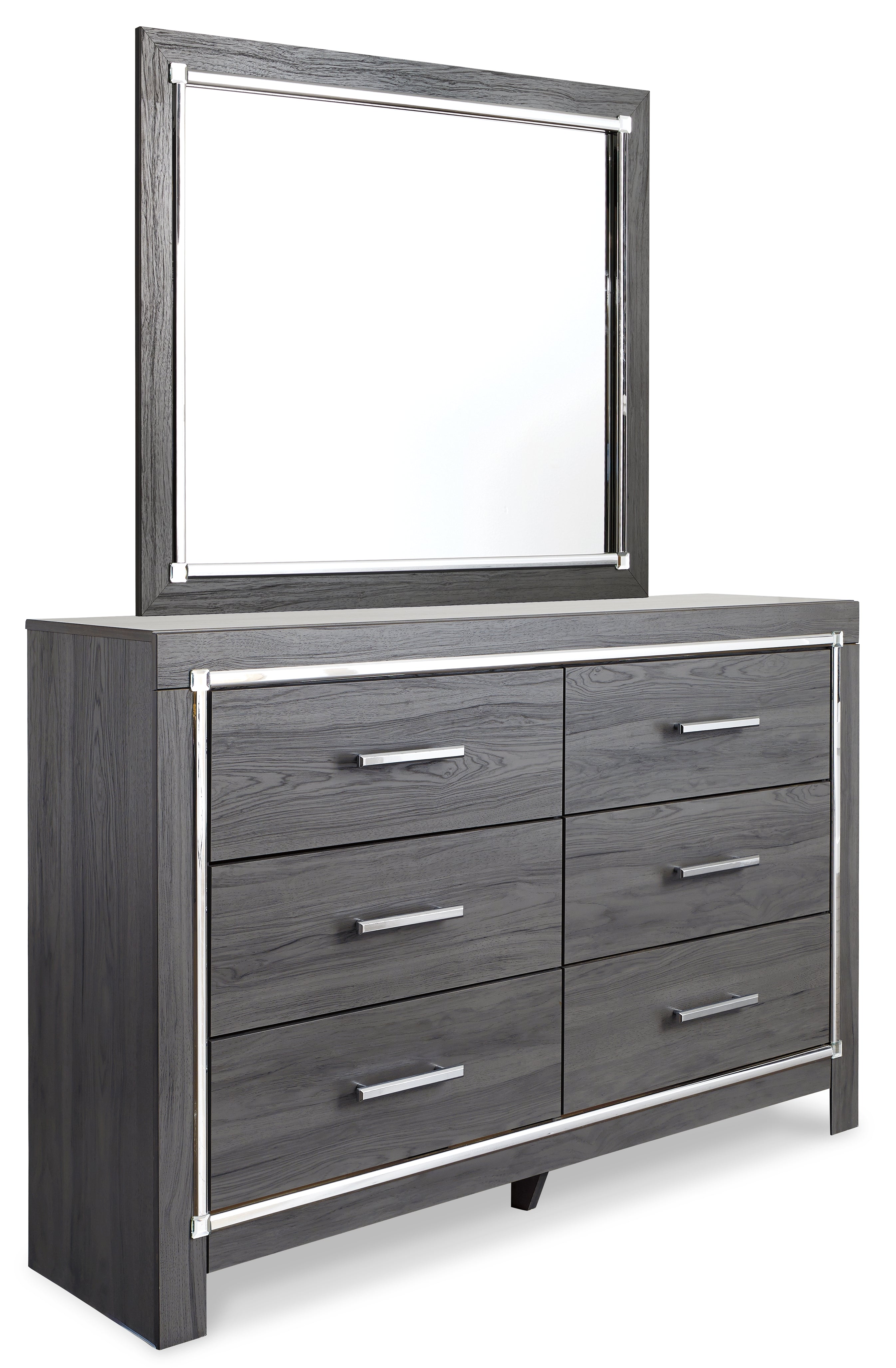 Lodanna King Upholstered Storage Bedroom Set, Gray