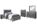 Lodanna Queen Panel Bedroom Set, Gray