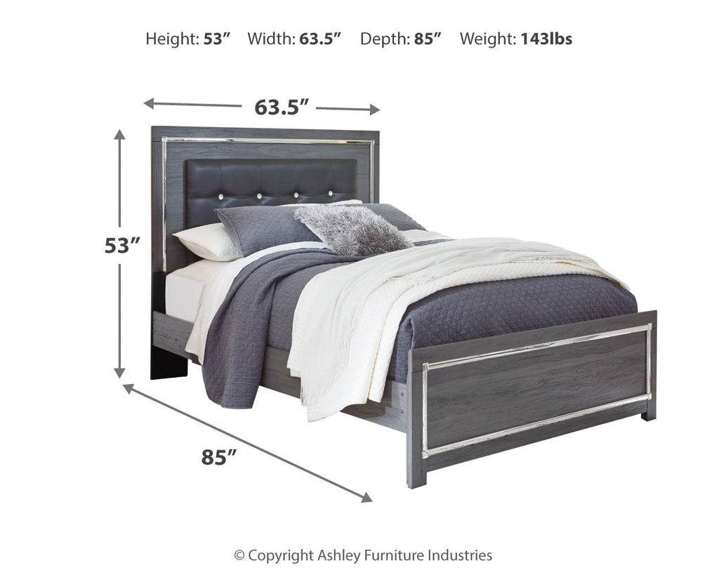 Lodanna Queen Panel Bedroom Set, Gray