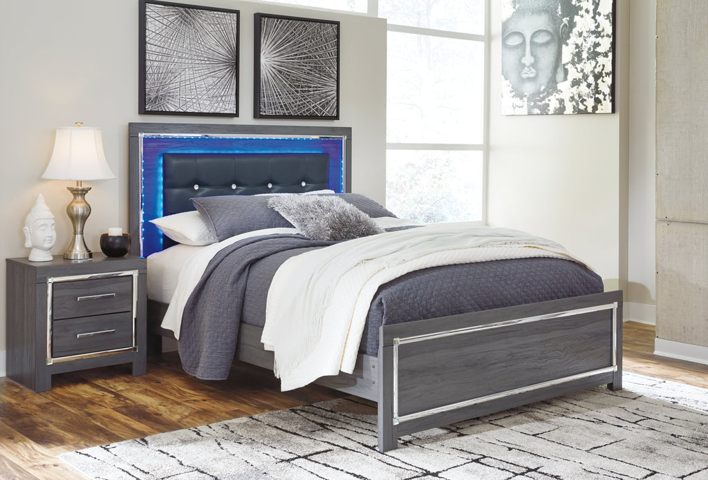 Lodanna Queen Panel Bedroom Set, Gray
