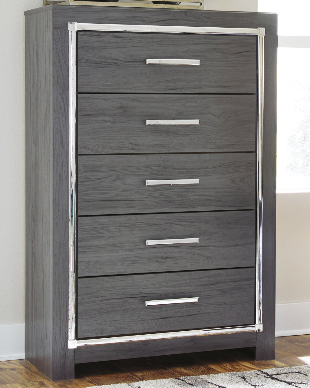 Lodanna Queen Panel Bedroom Set, Gray