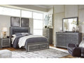 Lodanna Queen Panel Storage Bedroom Set, Gray