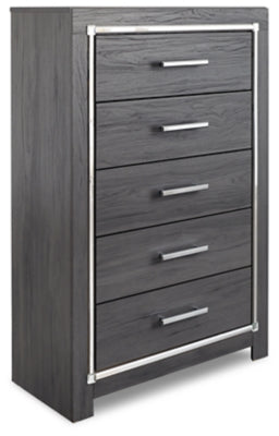 Lodanna Queen Panel Storage Bedroom Set, Gray