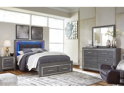Lodanna Queen Storage Bedroom Set, Gray