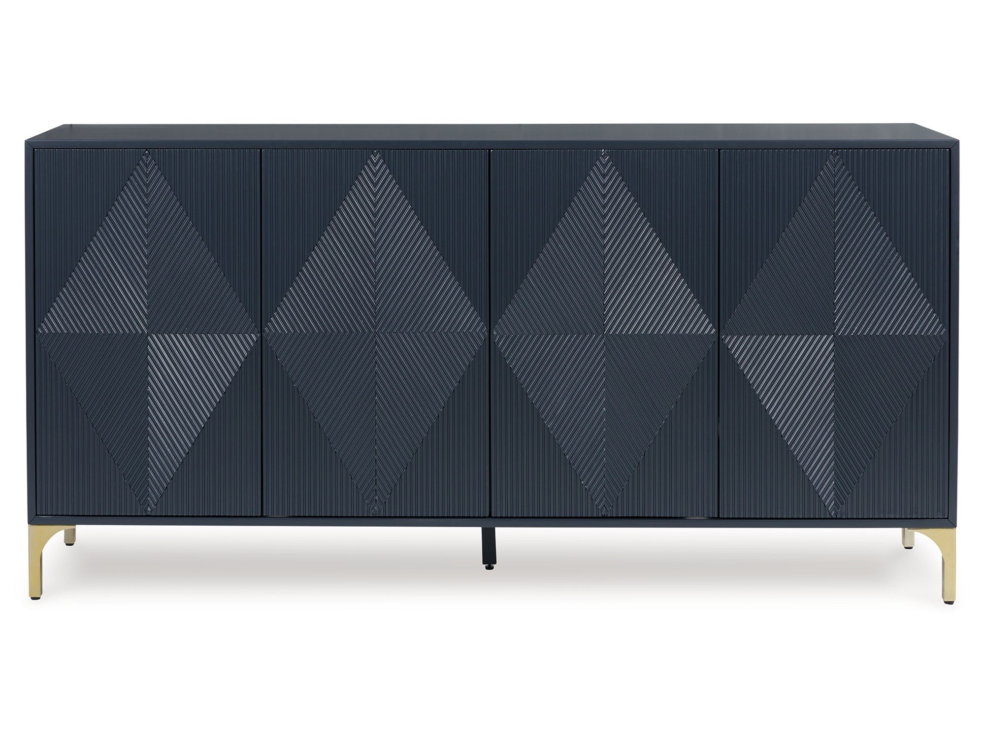 Loirwick Dark Blue Accent Cabinet