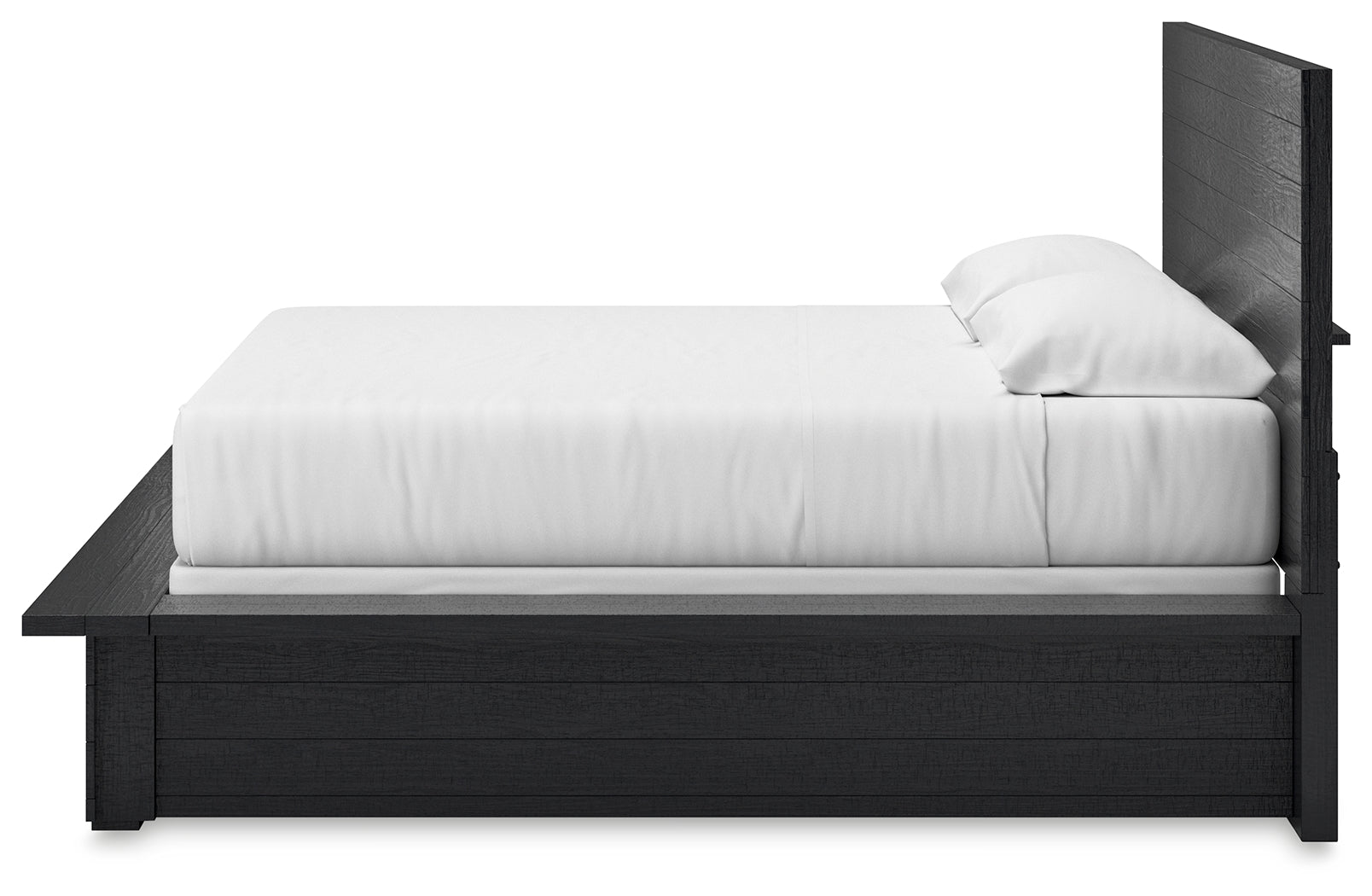 Londer Black King Panel Bed