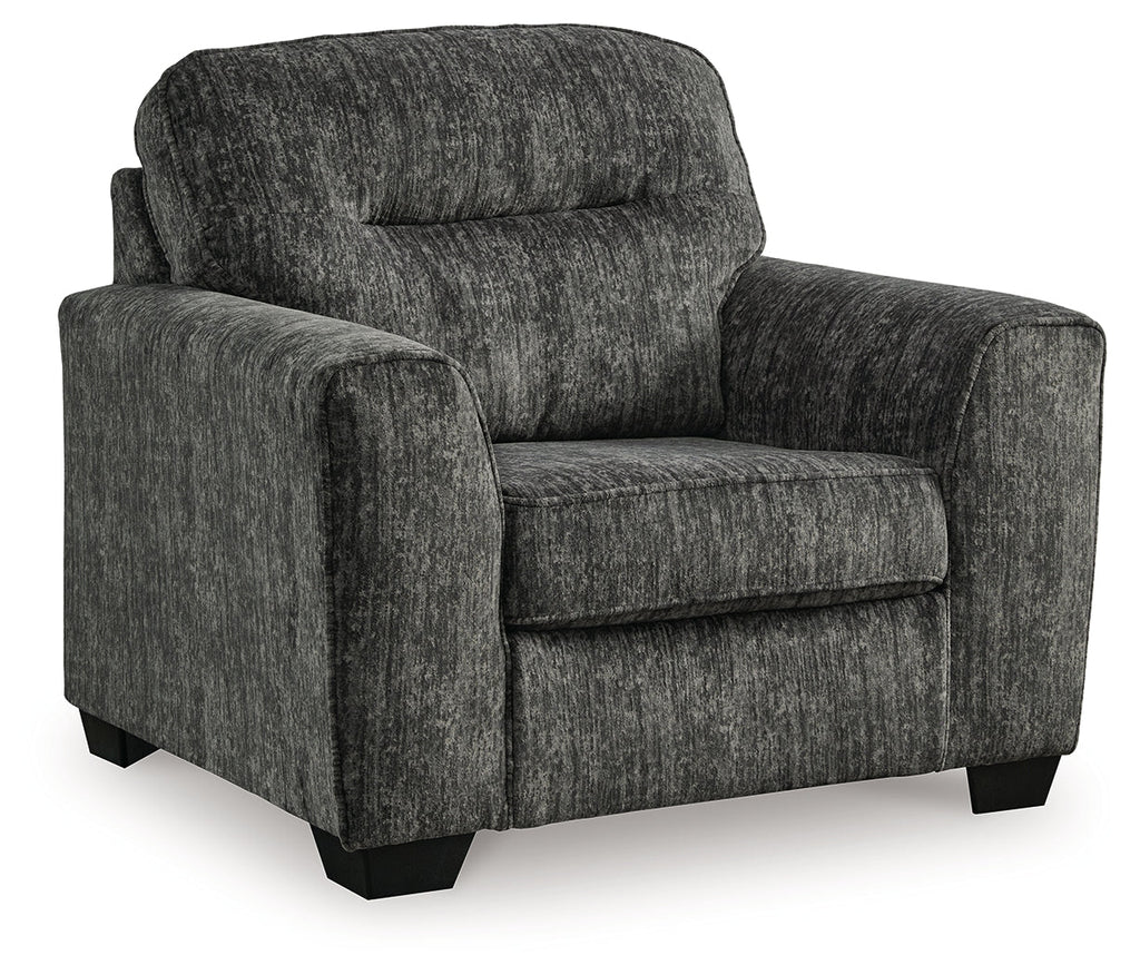 Lonoke Gunmetal 2 Loveseats & Chair