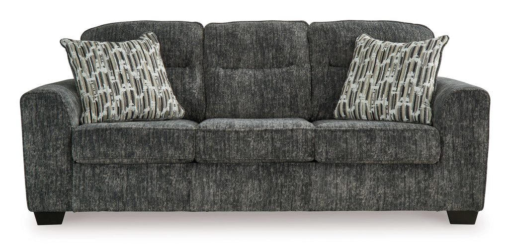 Lonoke Gunmetal Living Room Set / 2pc