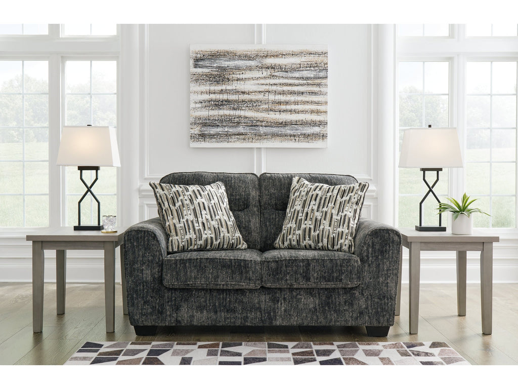 Lonoke Gunmetal Loveseat