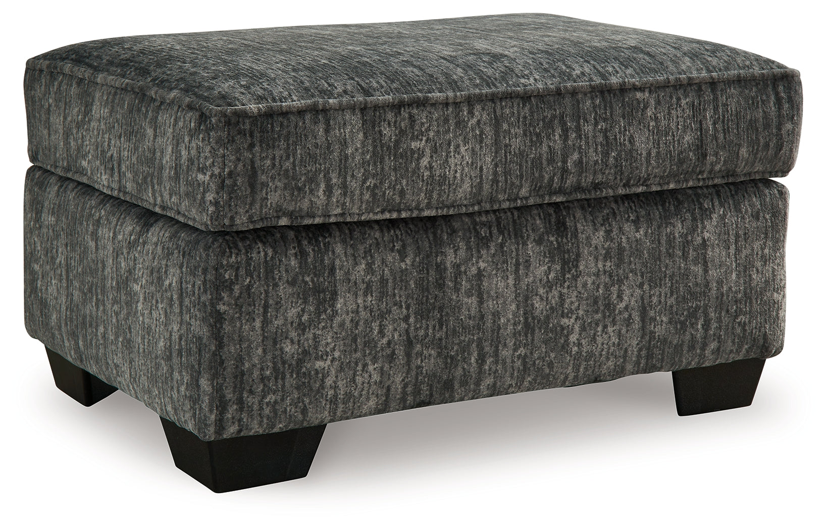 Lonoke Gunmetal Loveseat & Oversized Chair & Ottoman