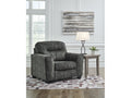 Lonoke Gunmetal Oversized Chair