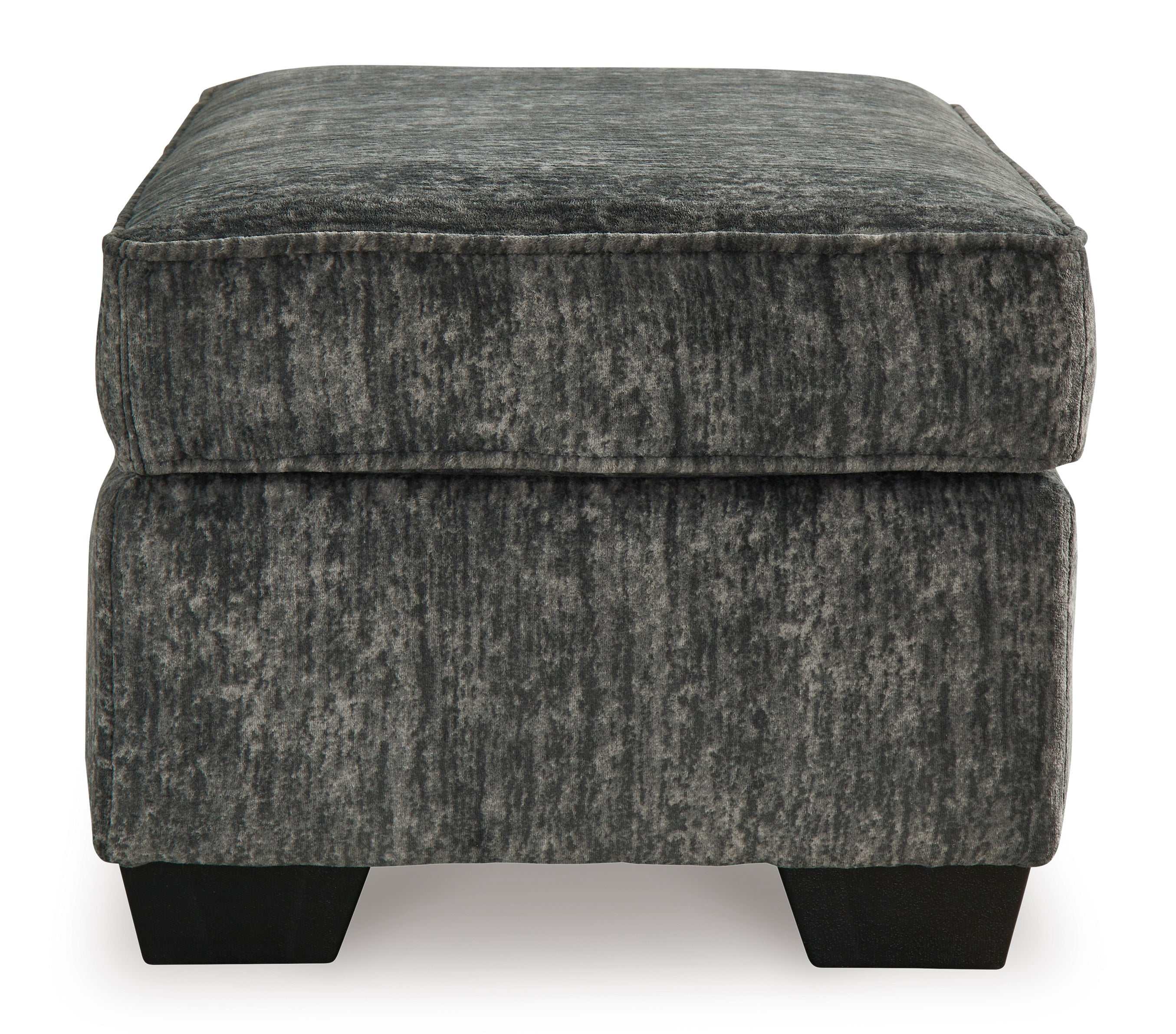 Lonoke Gunmetal Oversized Chair & Ottoman