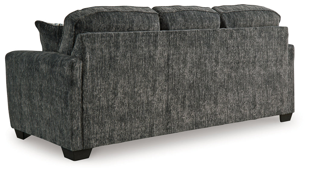 Lonoke Gunmetal Sofa and Oversized Chair