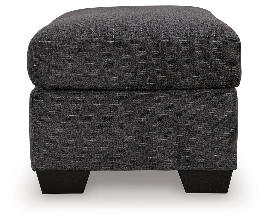 Loreo Ebony Ottoman