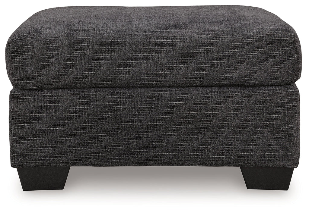 Loreo Ebony Ottoman