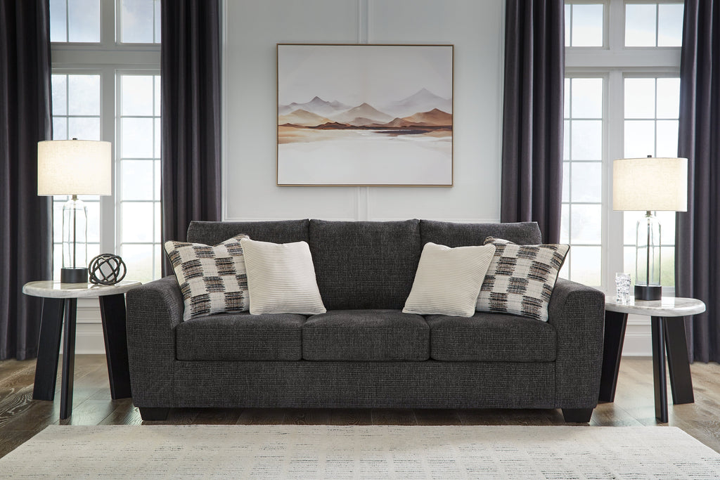 Loreo Ebony Sofa and Loveseat