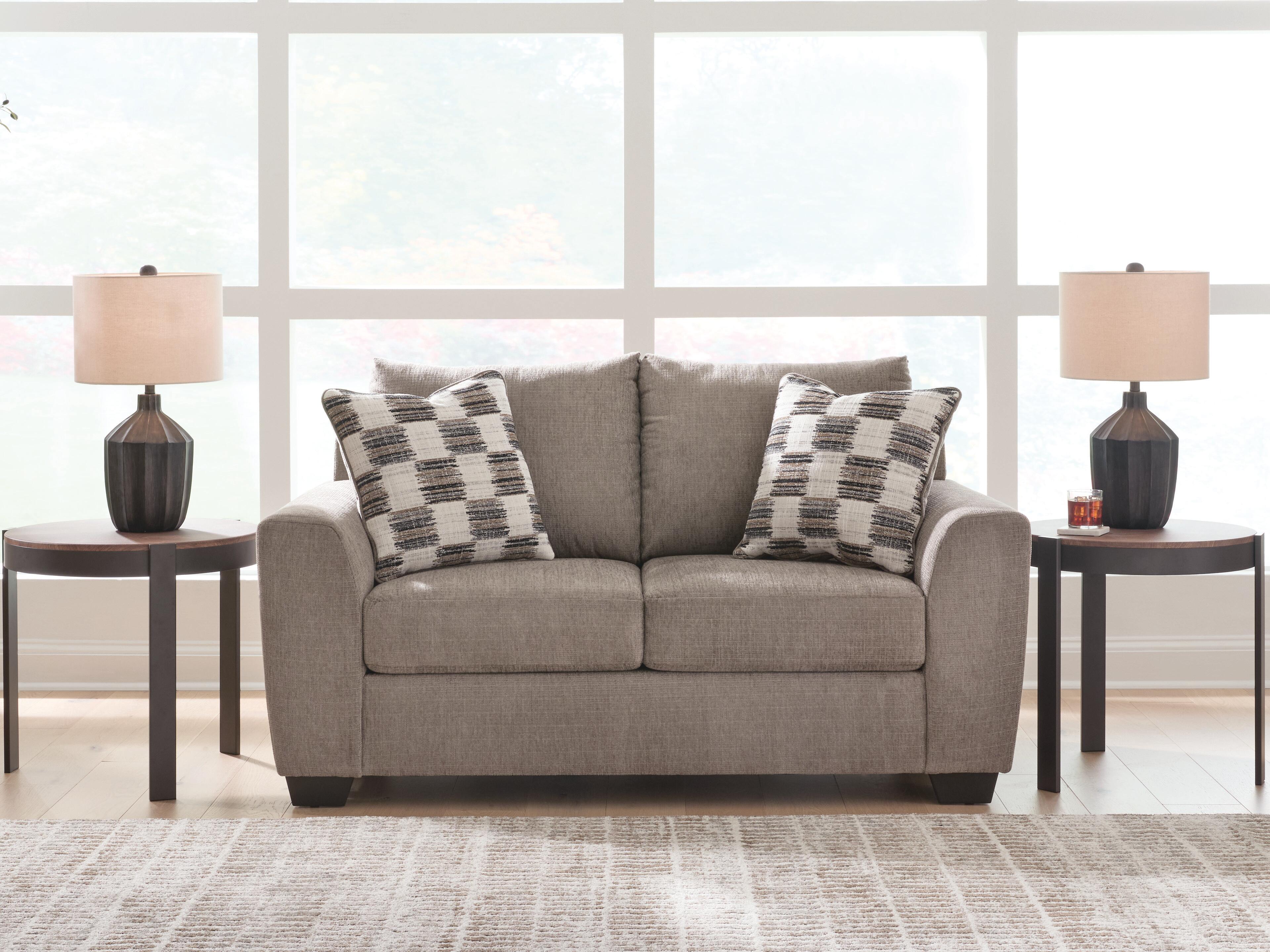 Loreo Truffle Loveseat