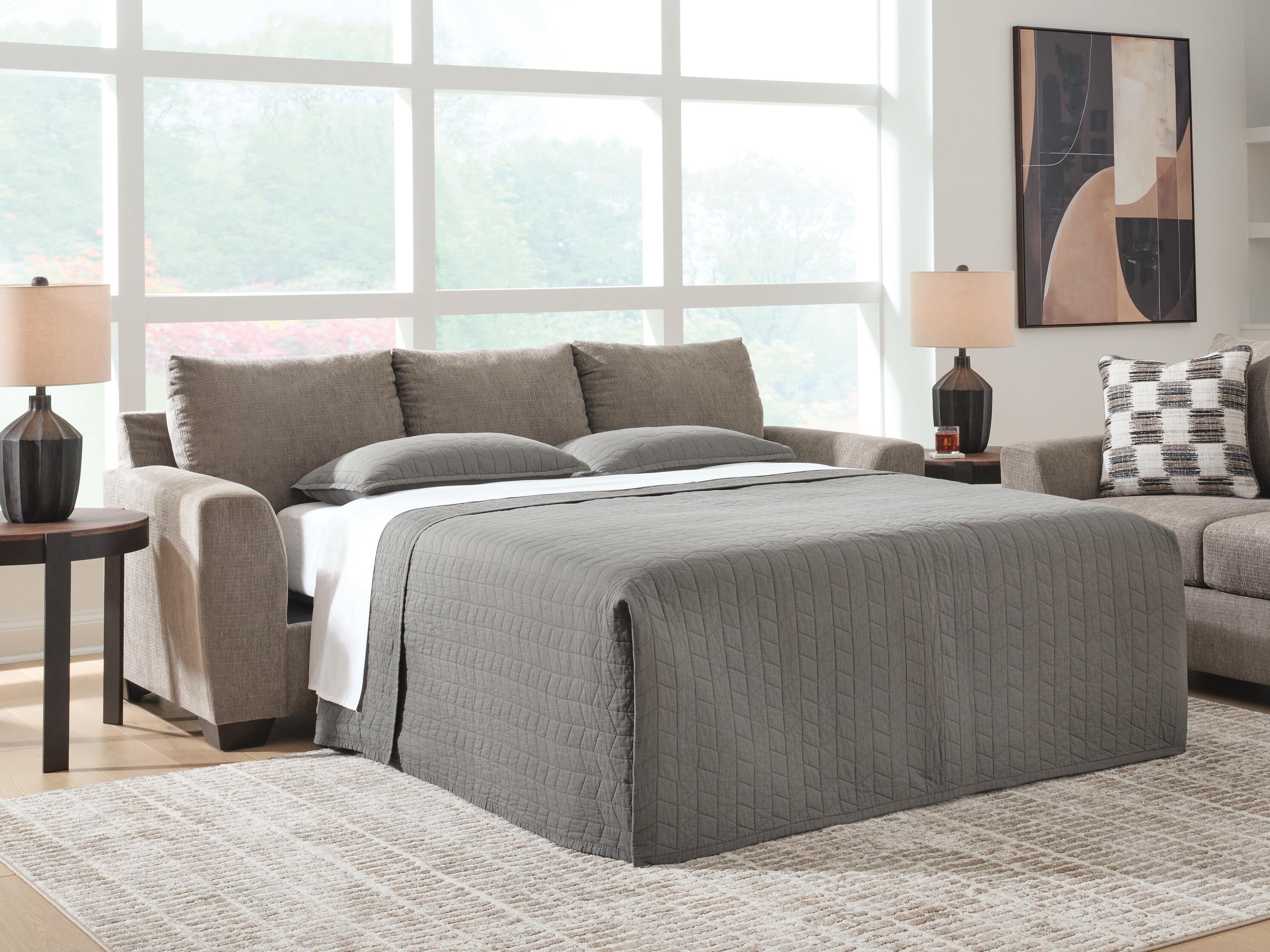 Loreo Truffle Queen Sofa Sleeper