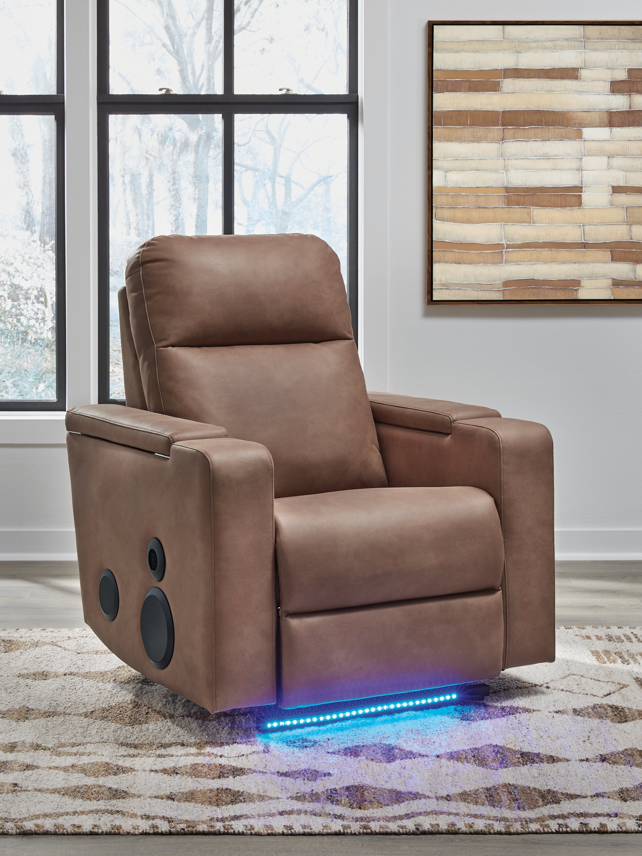 Lorrenton Caramel Glider PWR REC w/Audio System