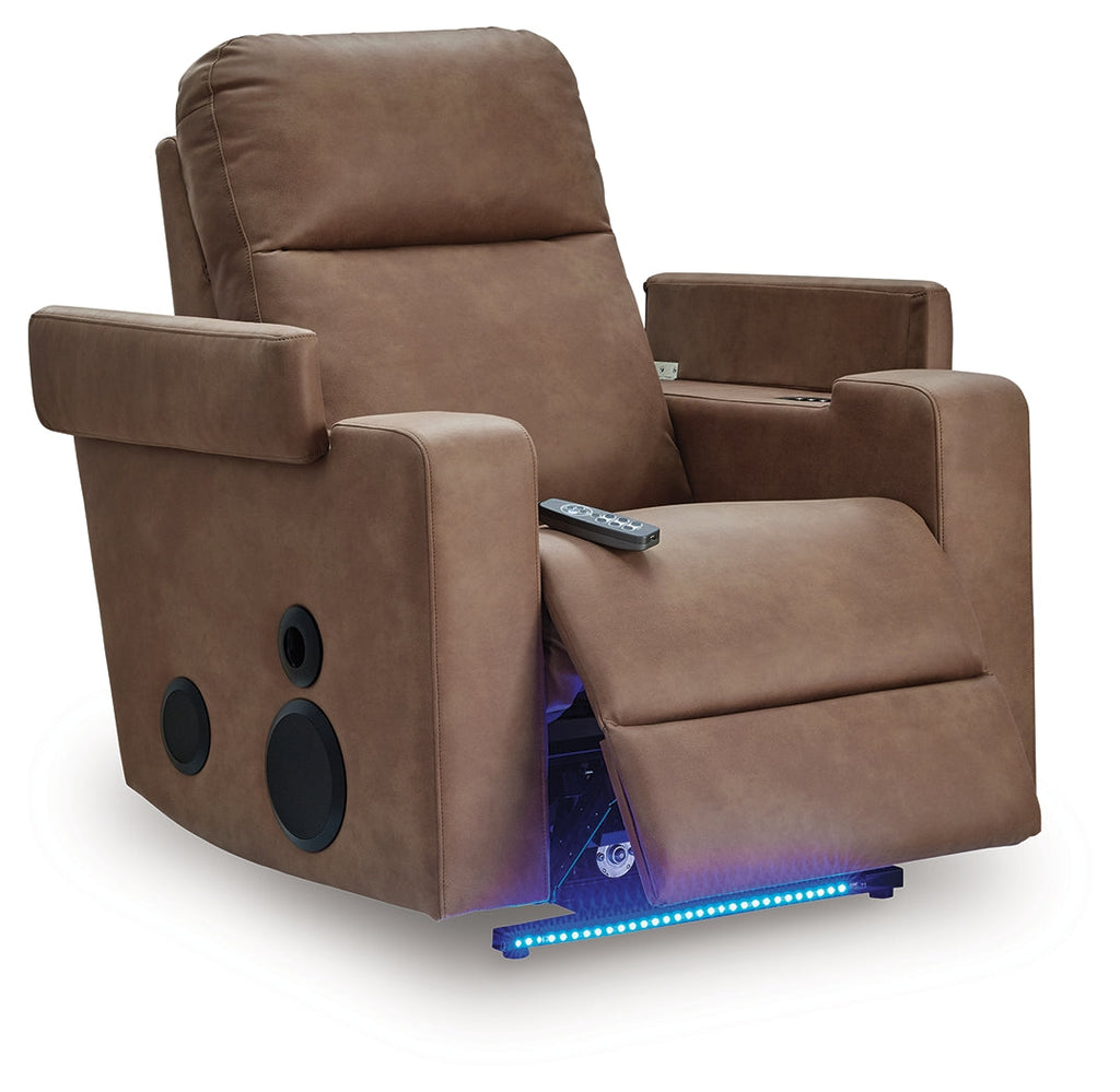 Lorrenton Caramel Glider PWR REC w/Audio System