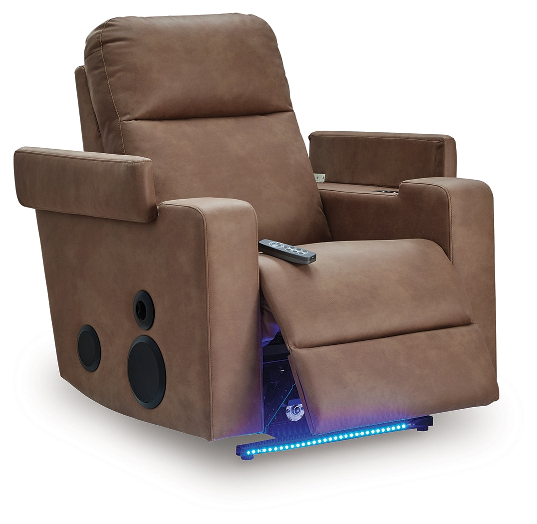 Lorrenton Caramel Glider PWR REC w/Audio System