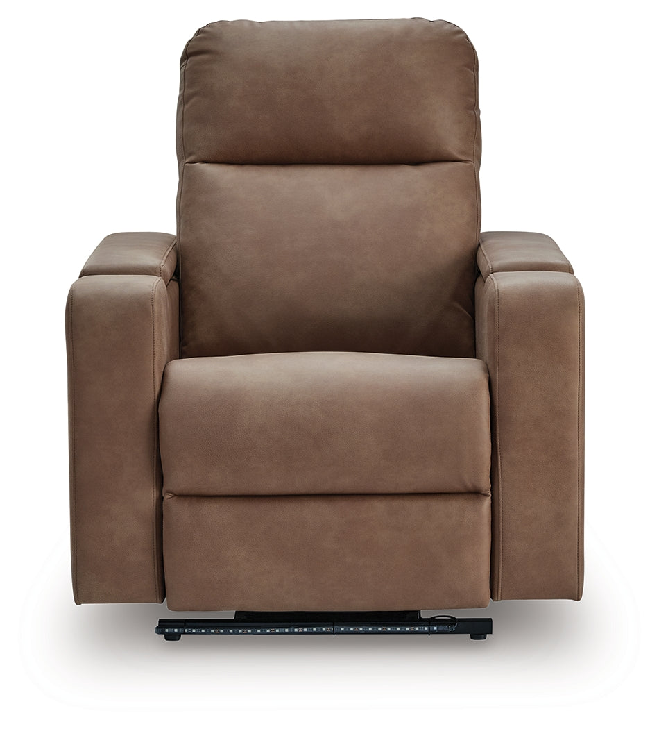 Lorrenton Caramel Glider PWR REC w/Audio System
