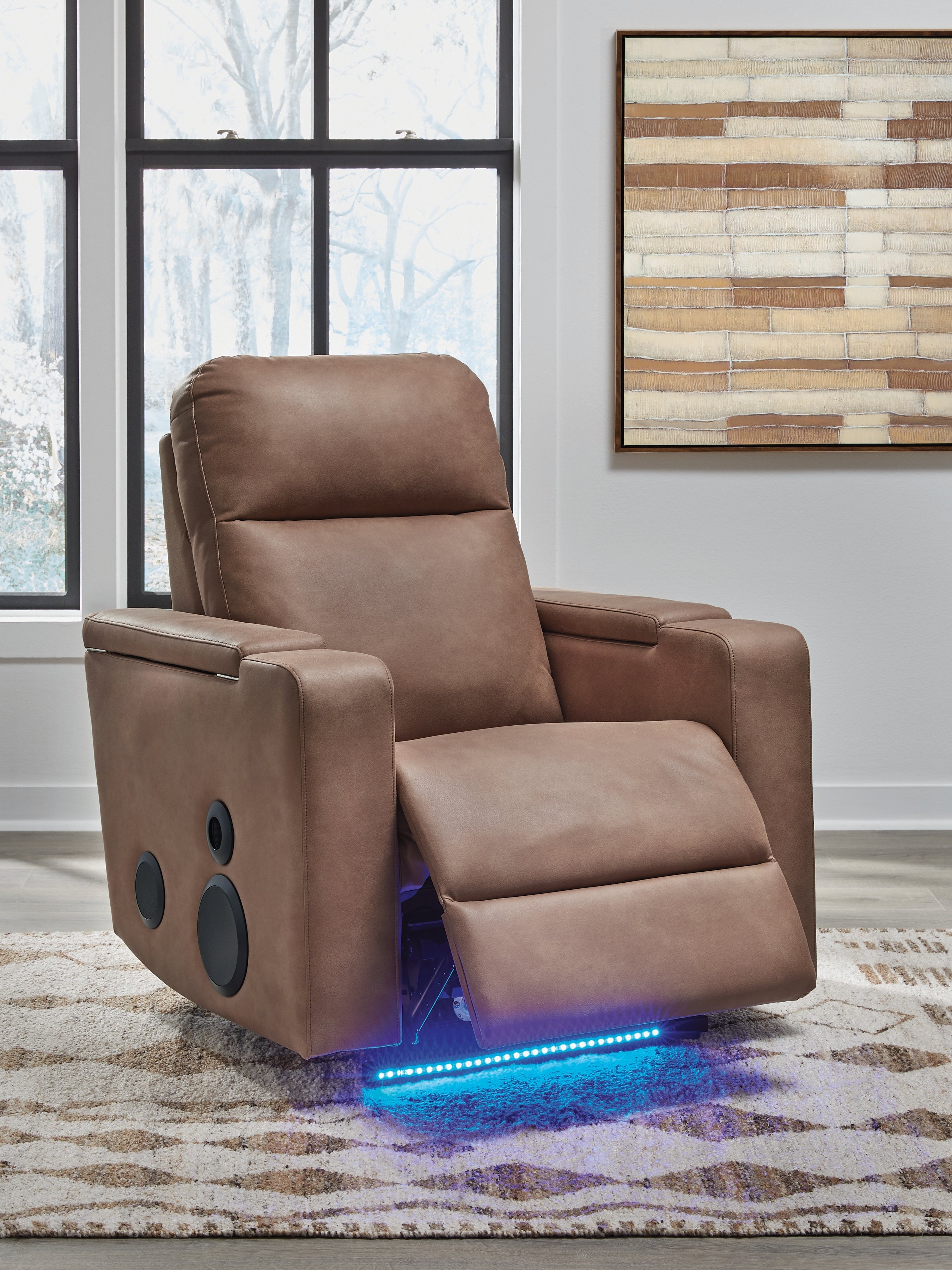 Lorrenton Caramel Glider PWR REC w/Audio System