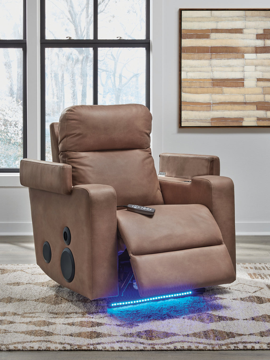 Lorrenton Caramel Glider PWR REC w/Audio System