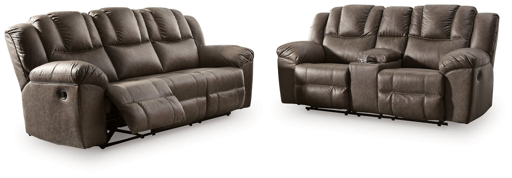 Lowilla Driftwood Reclining Sofa and Loveseat