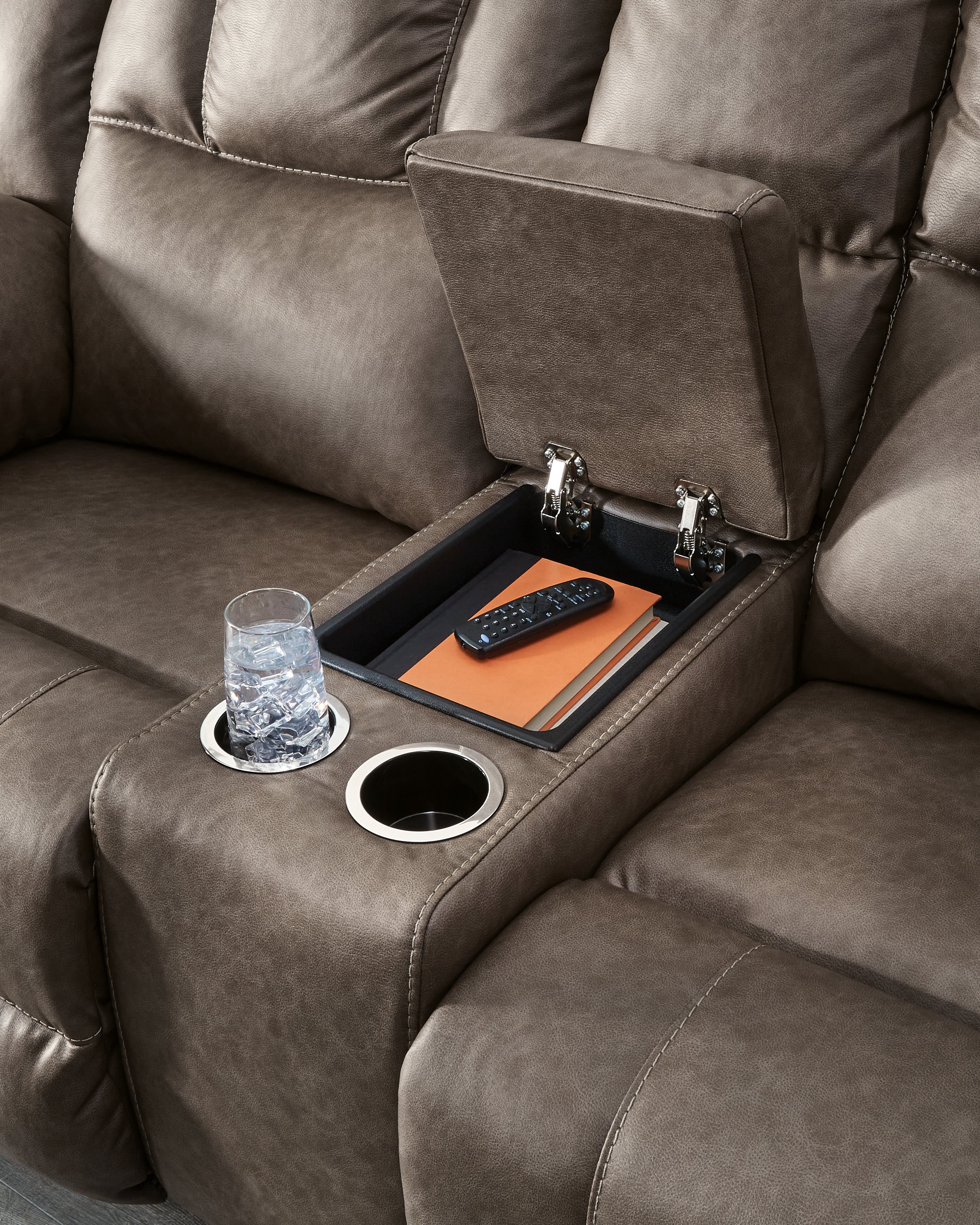 Lowilla Driftwood Reclining Sofa and Loveseat