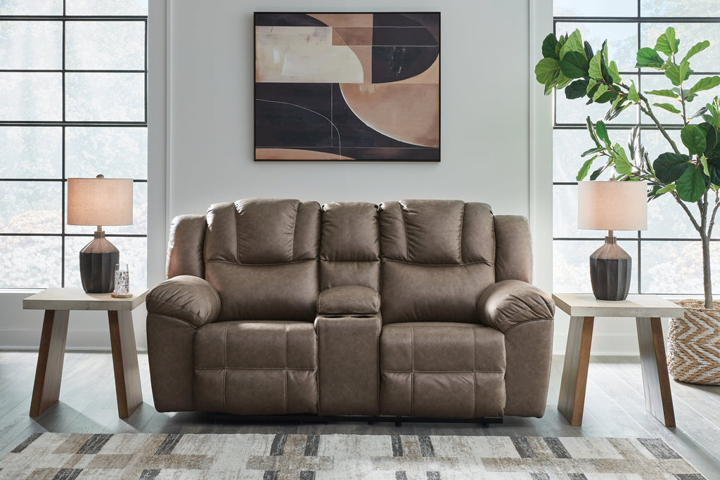 Lowilla Driftwood Reclining Sofa and Loveseat