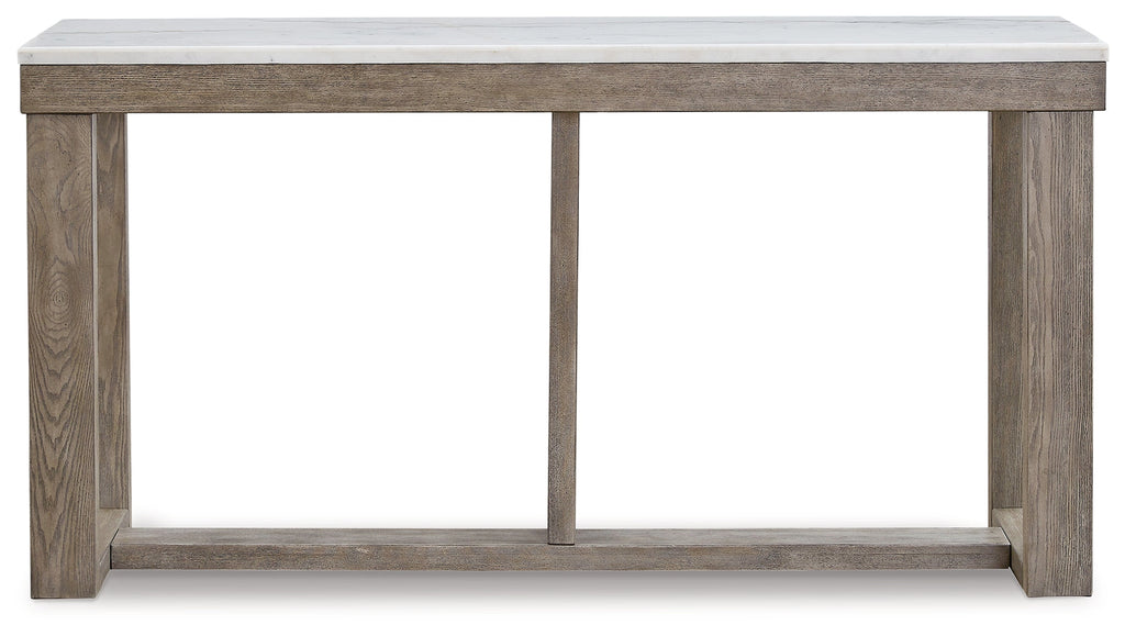 Loyaska Brown/Ivory Coffee Table, End and Sofa Table