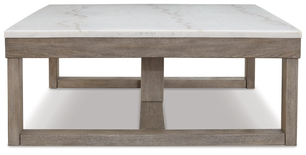 Loyaska Brown/Ivory Coffee Table, End and Sofa Table