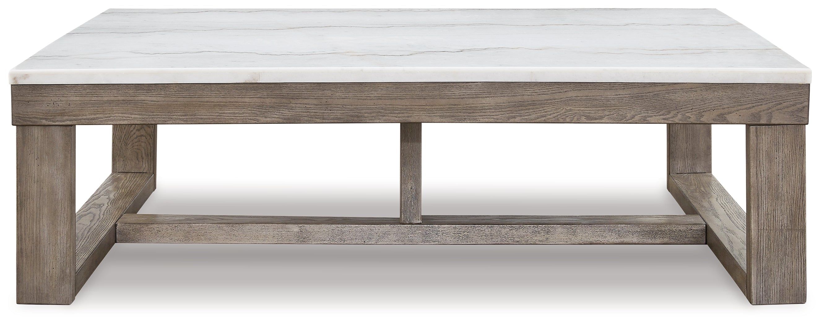 Loyaska Brown/Ivory Coffee Table and 2 End Tables