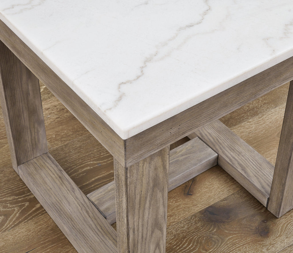 Loyaska Brown & Ivory End Table