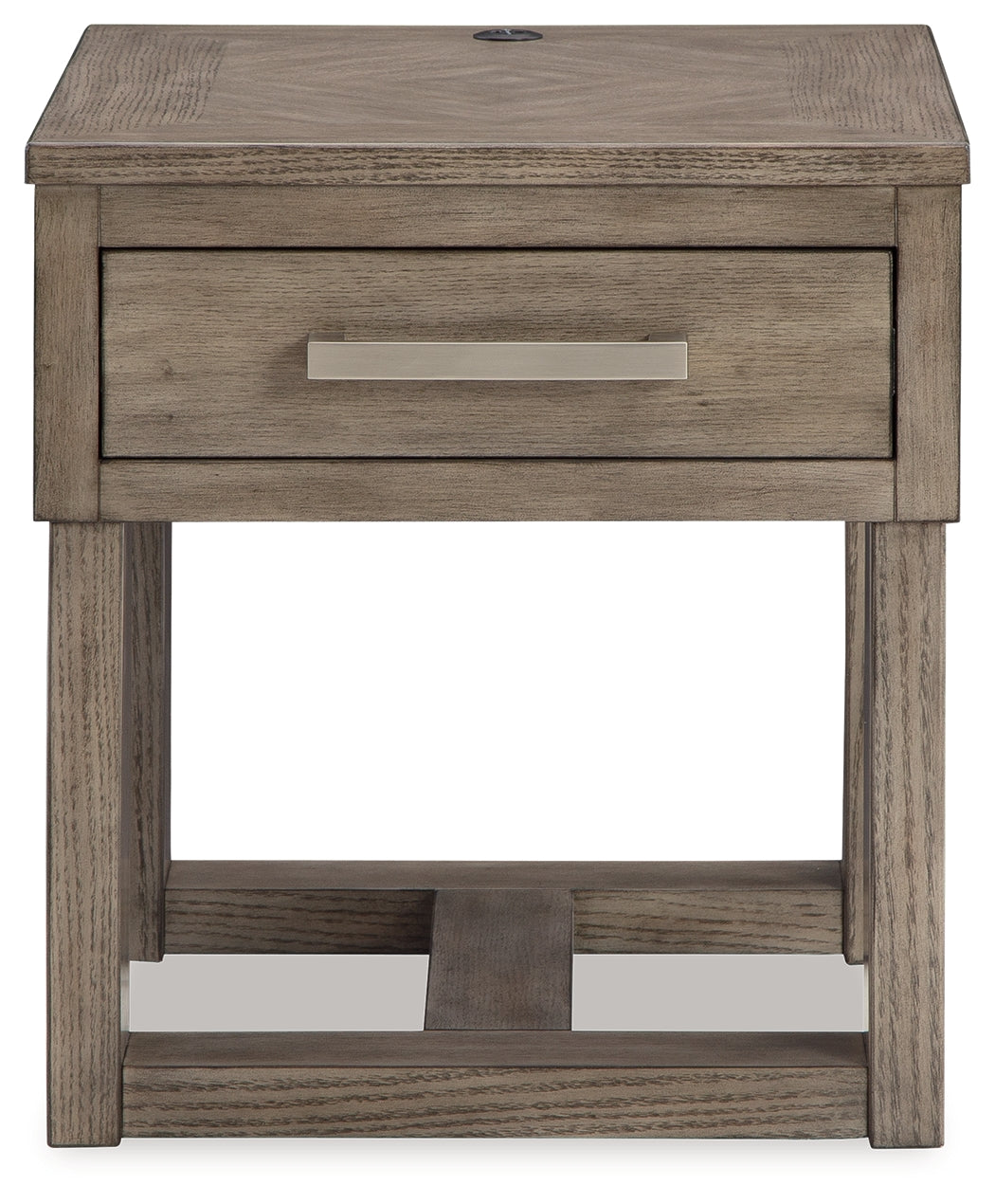 Loyaska Grayish Brown/White Lift-top Coffee Table and 2 End Tables