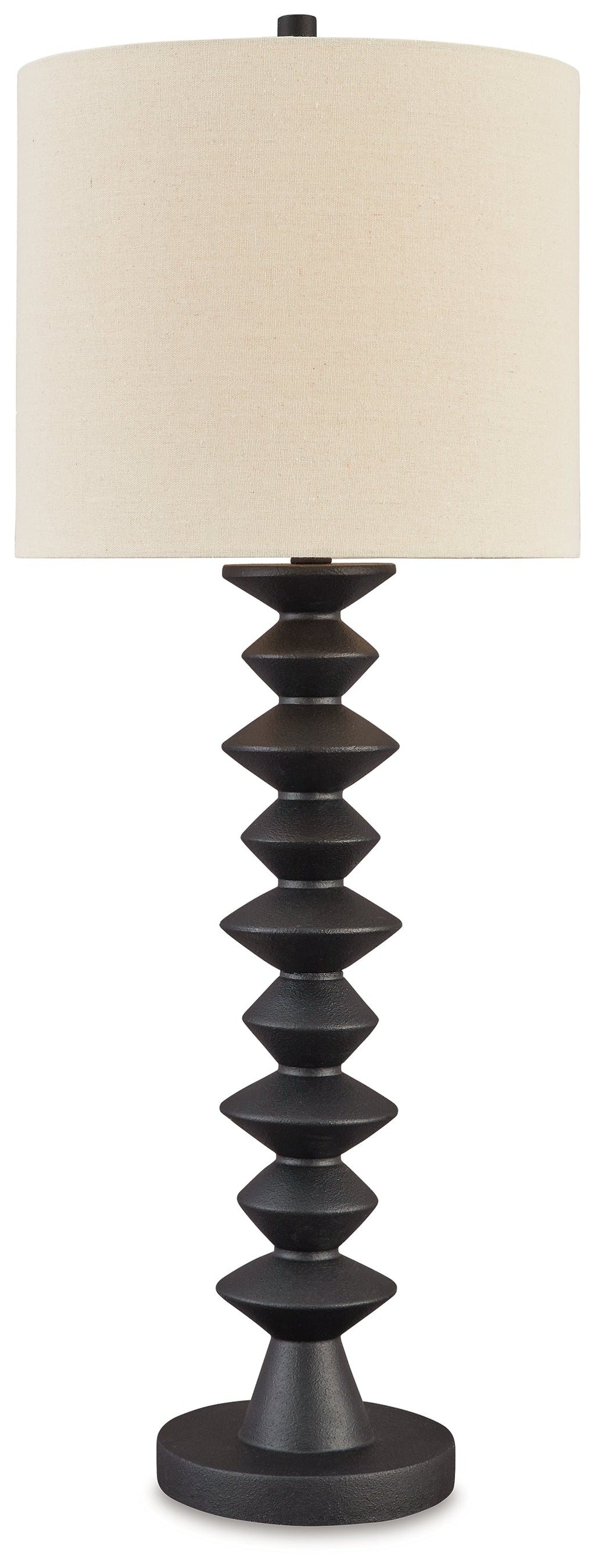 Luanndon Black 2-Piece Lamp Set