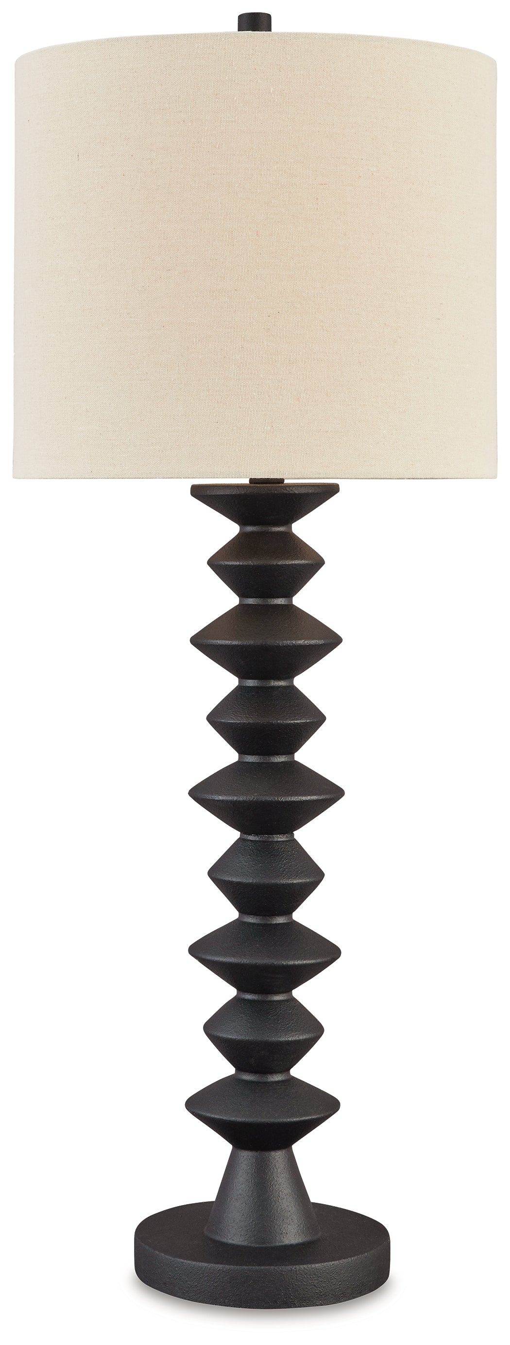 Luanndon Black 2-Piece Lamp Set
