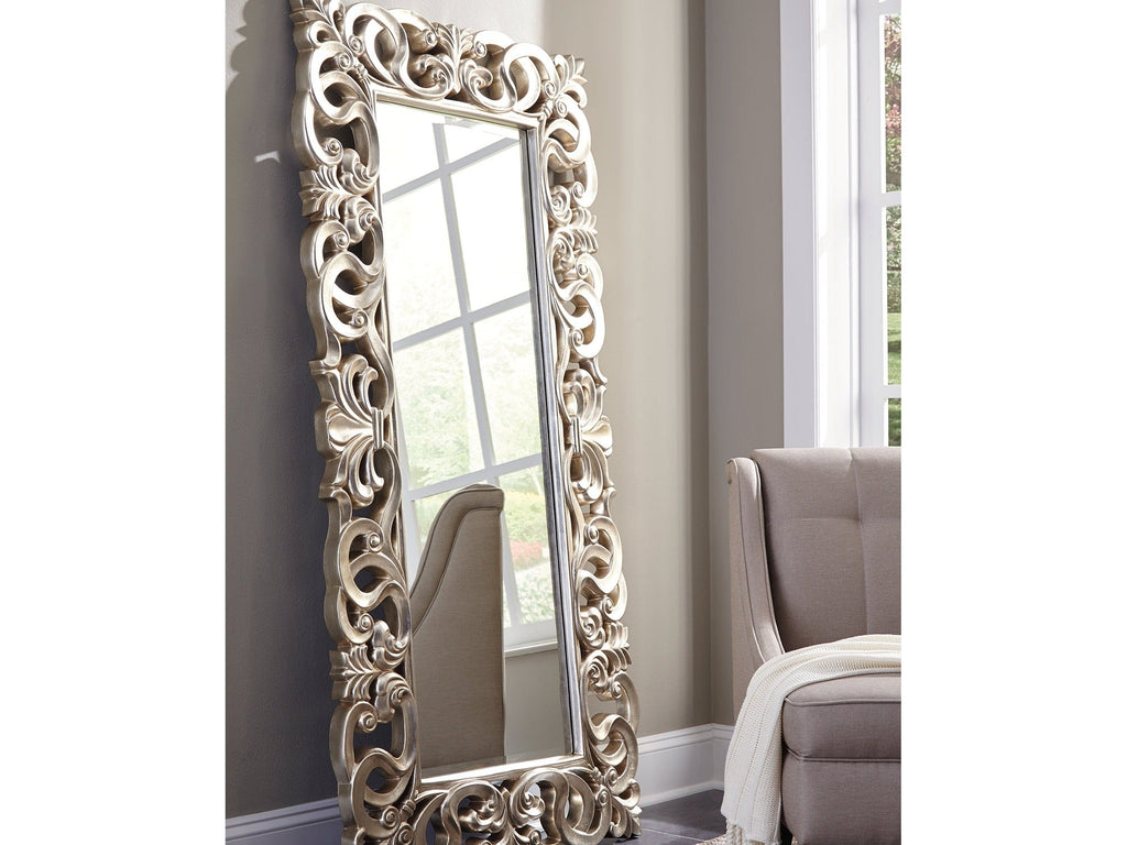 Lucia Antique Silver Accent Mirror