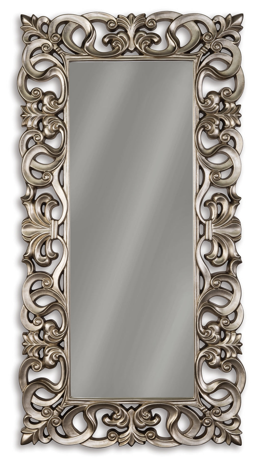 Lucia Antique Silver Accent Mirror