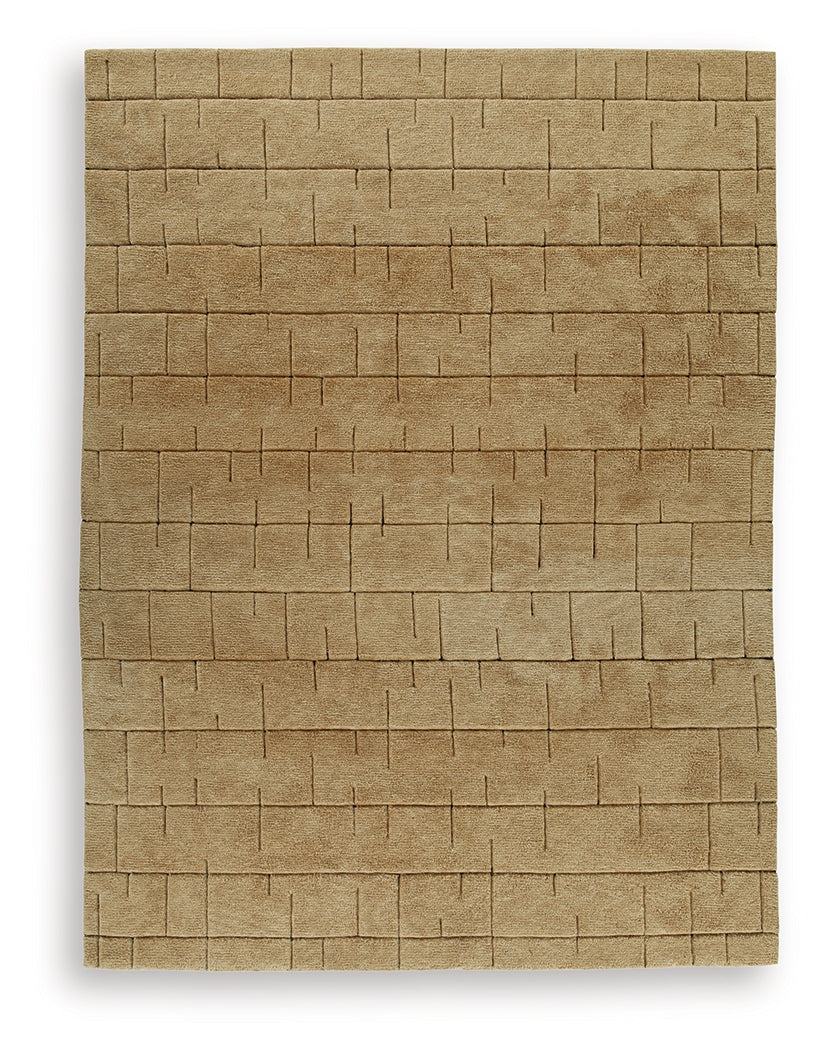 Luzmont Golden Brown Extra Large Rug