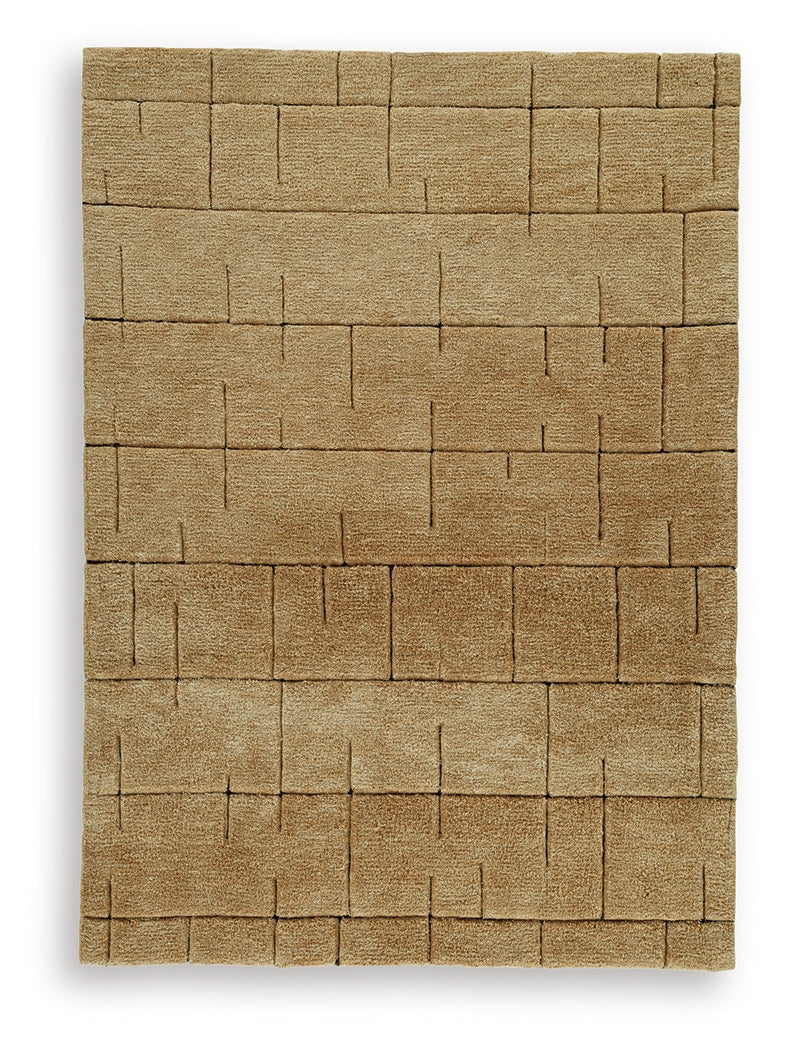 Luzmont Golden Brown Medium Rug