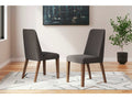 Lyncott Charcoal & Brown Dining Chair (Set of 2)