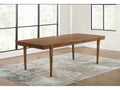 Lyncott Brown Dining Table w/ Extension (92" D)