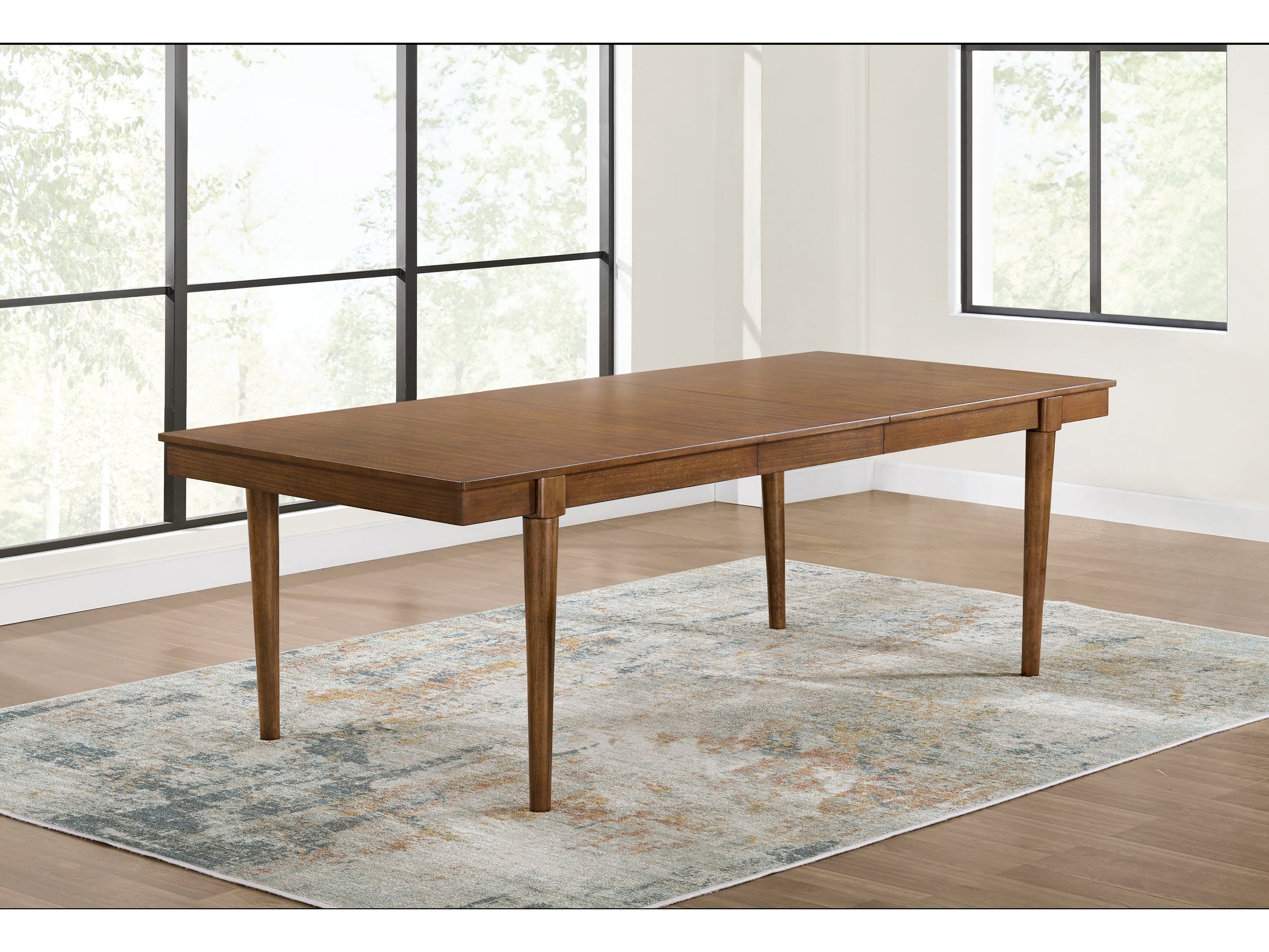 Lyncott Brown Dining Table w/ Extension (92" D)