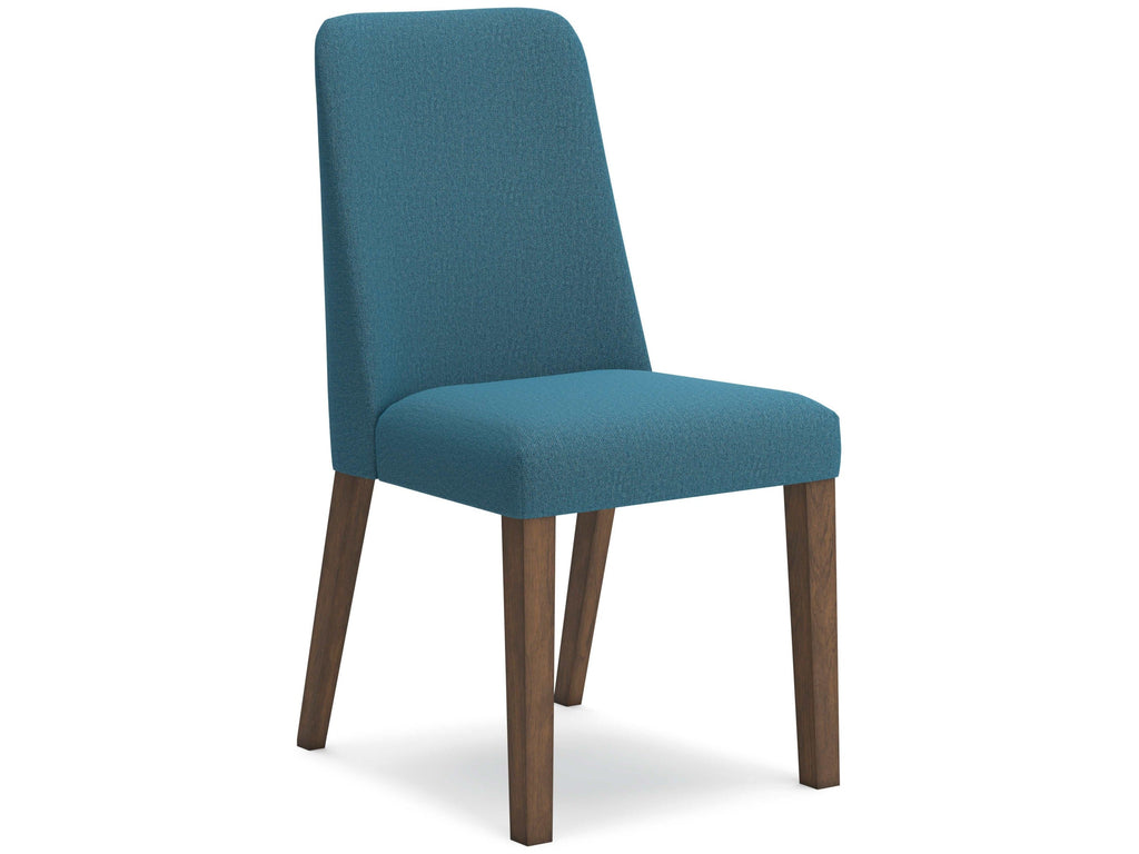 Lyncott Blue & Brown Round Dining Room Set / 5pc