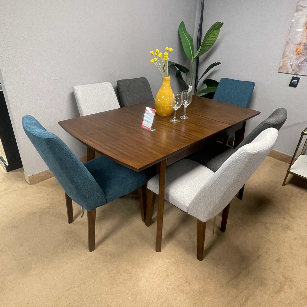 Lyncott Blue & Brown Dining Chair (Set of 2)
