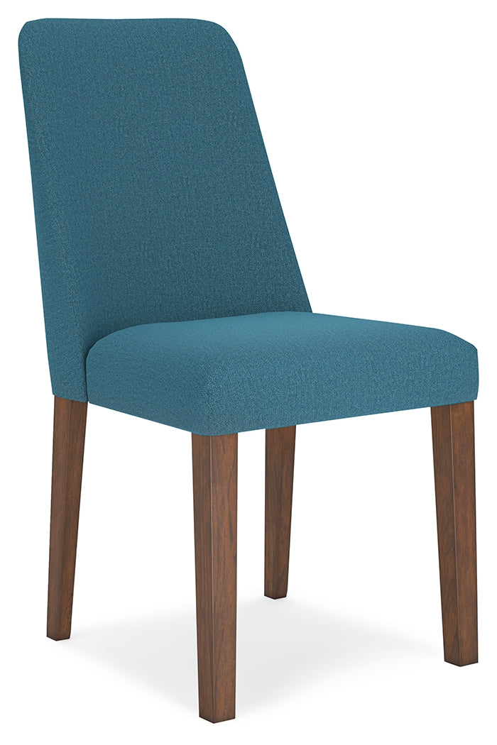 Lyncott Blue/Brown Extension Dining Table with 4 Chairs