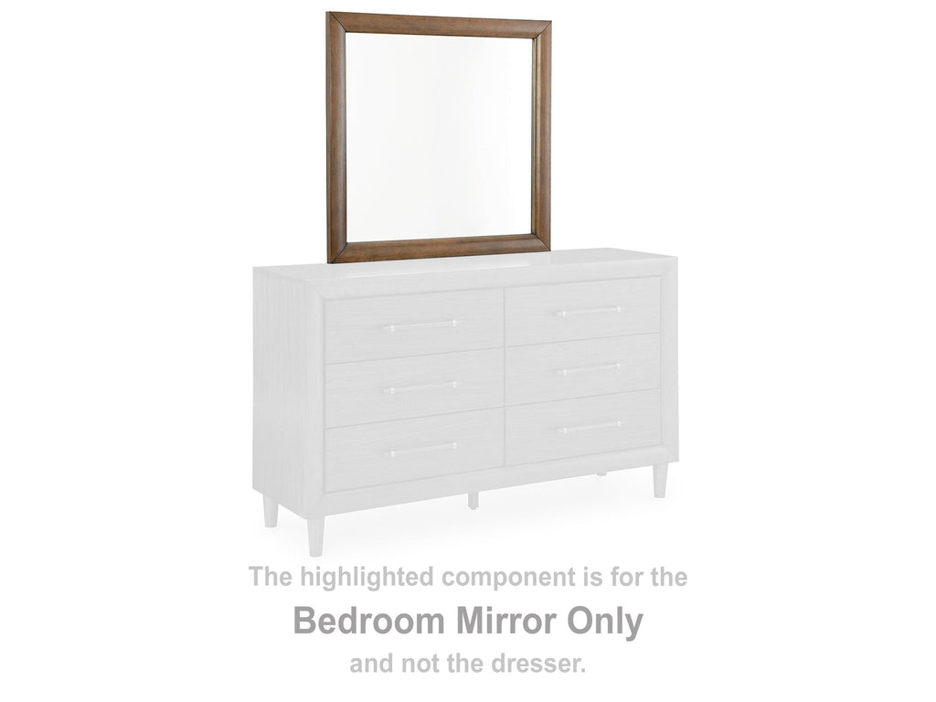 Lyncott Brown Bedroom Mirror